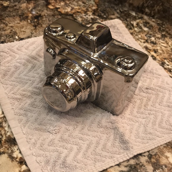 Chrome painted ceramic camera - Picture 5 of 8